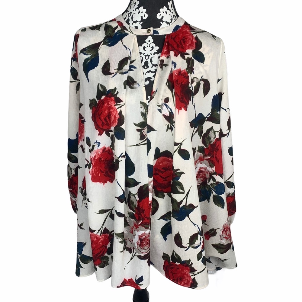 FLOWY & FLORAL Long Sleeve Mini Dress - Picture 3 of 13